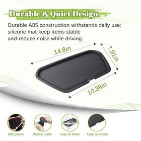 HGWEI tray with hand for scale showing compact, useful storage capacity