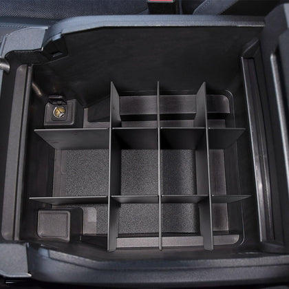 HGWEI front view of organizer showing neat storage and easy access