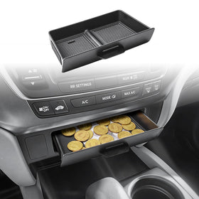 HGWEI front view installed in Honda console shows neat organization benefit