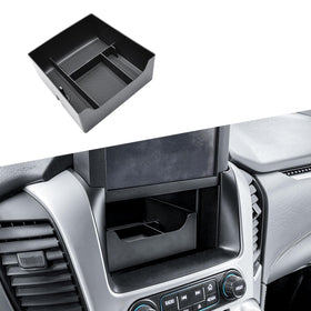 HGWEI front view of console organizer showing clean fit and added storage