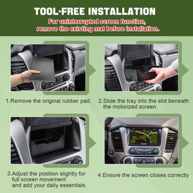 HGWEI installed in Tahoe console demonstrating preserved screen movement