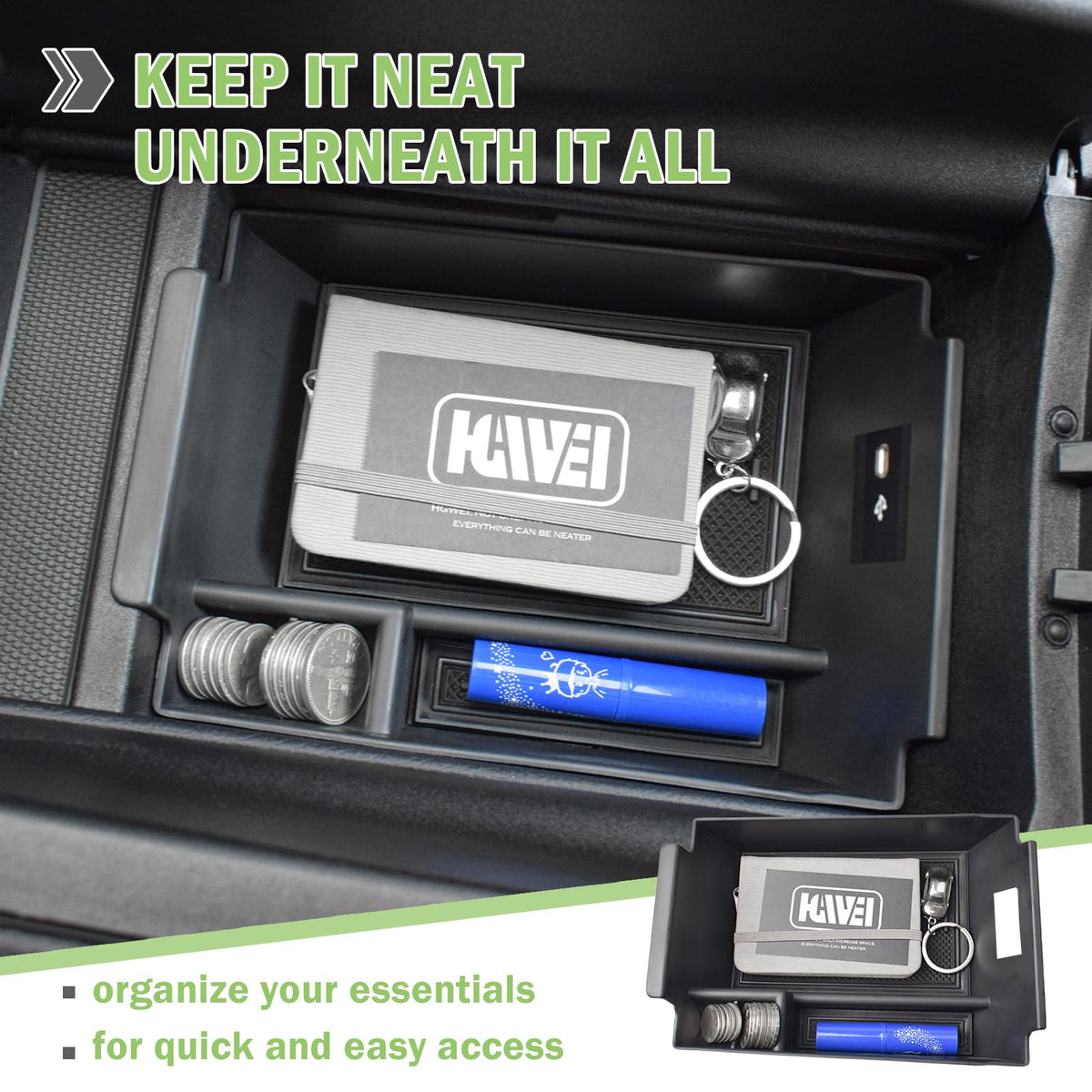 HGWEI packaging and components ready for simple tool-free install