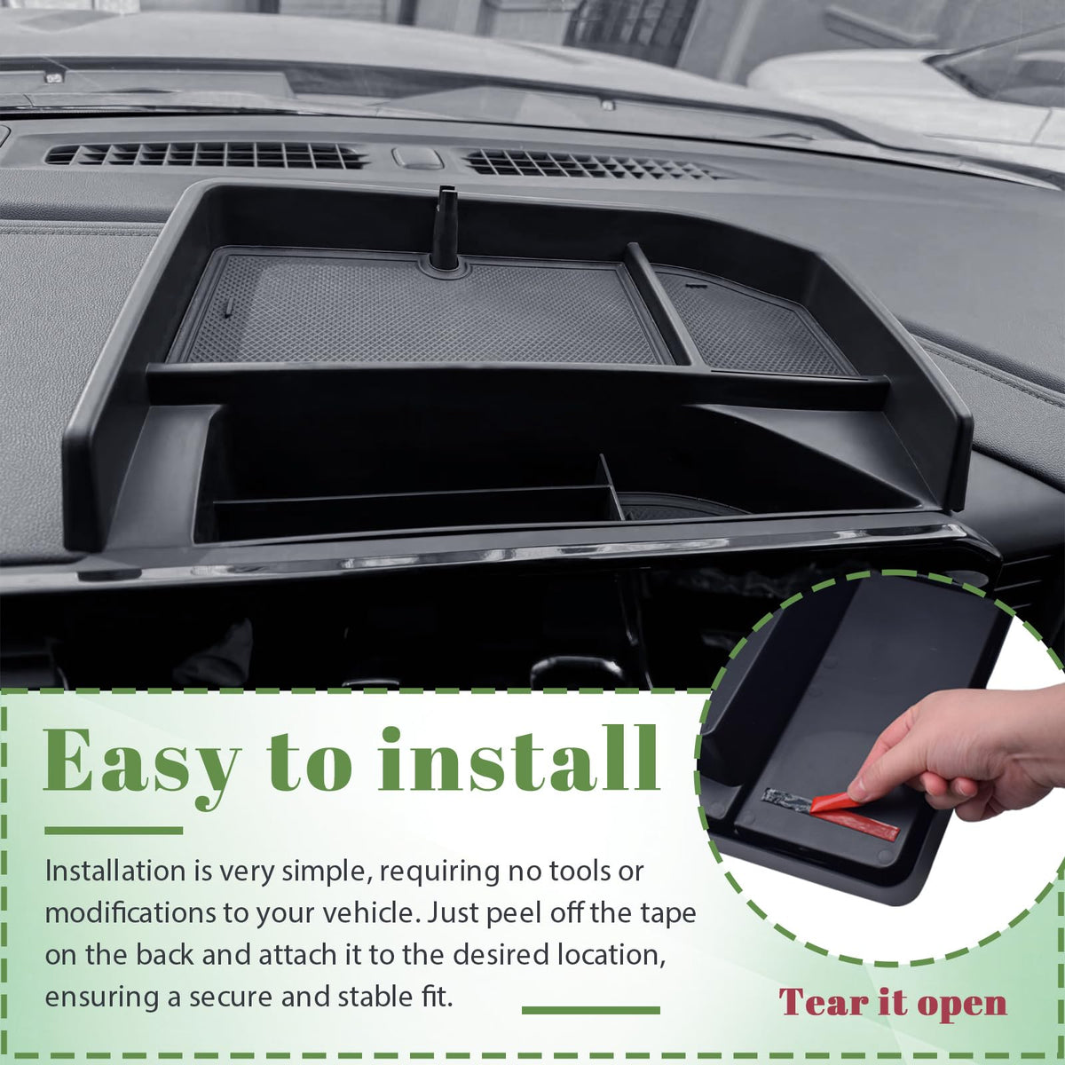 HGWEI organizer holding phone and keys for secure, accessible storage