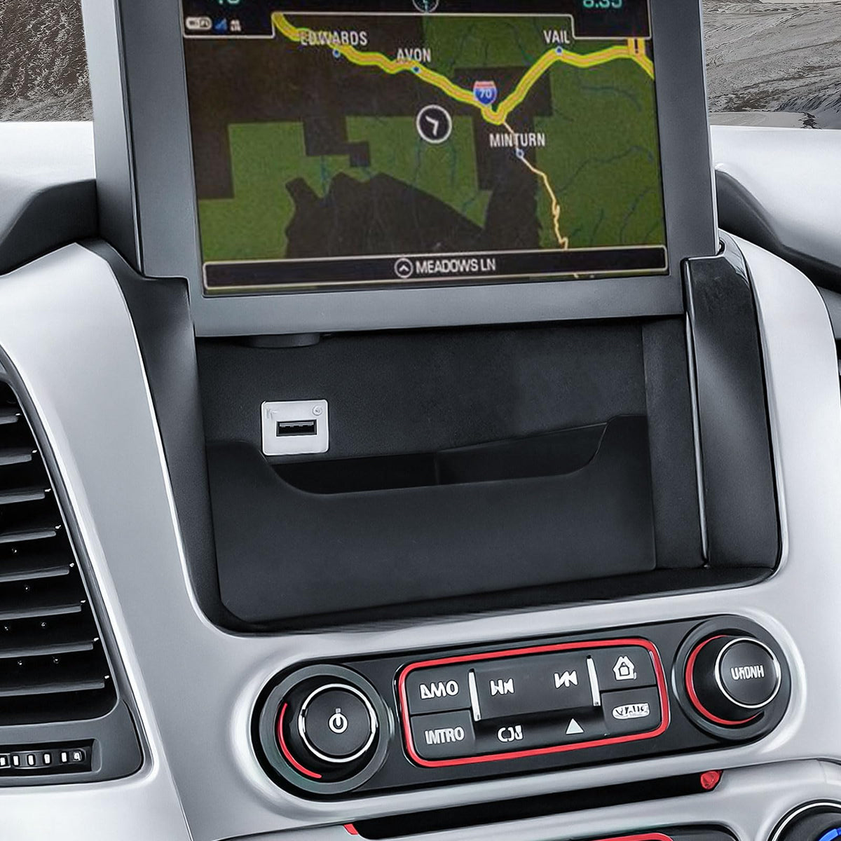 HGWEI view of port access cutouts keeping USB ports reachable and convenient