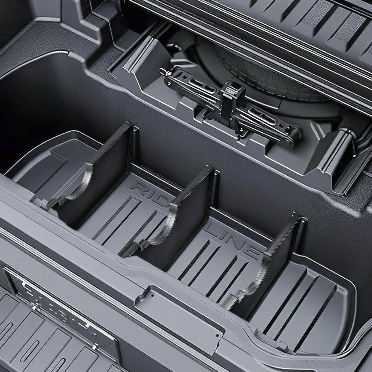 HGWEI sliding into trunk anchor showing tool-free quick installation