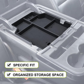 HGWEI side profile demonstrating snug fit inside center console tray