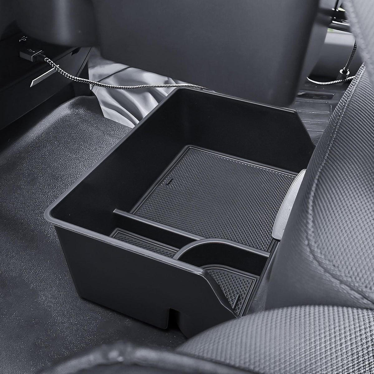 HGWEI rubber mat detail reducing item movement and cabin rattles for quieter rides