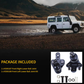 HHCM ball joint installed on control arm demonstrating correct fit and improved steering stability