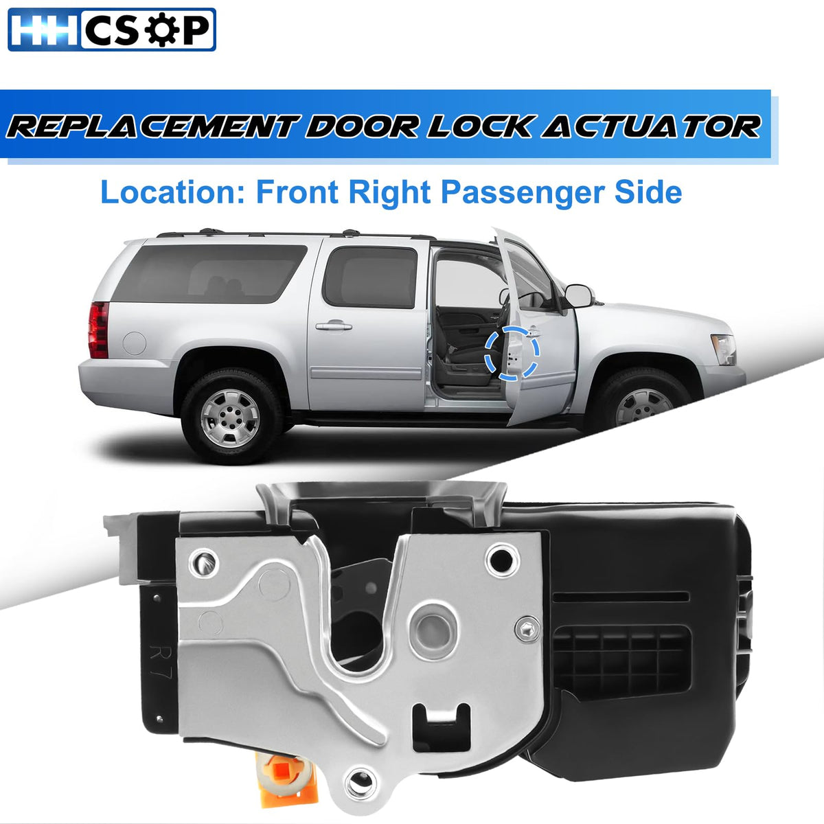 HHCSOP actuator electrical connector close-up ensuring correct plug fit and reliable contact