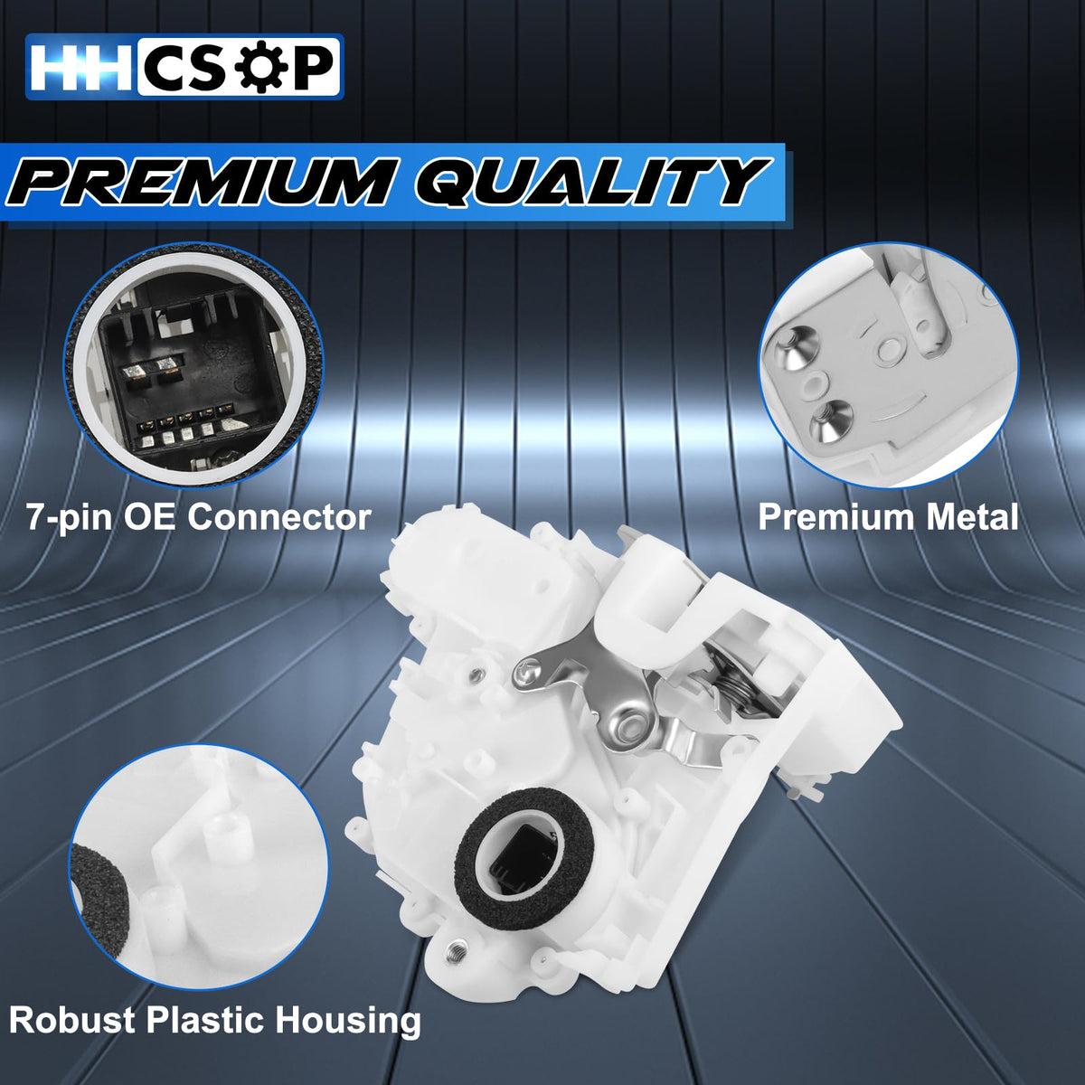HHCSOP actuator installed inside door illustrating restored locking function