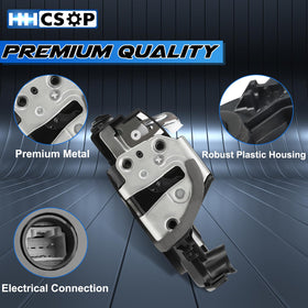 HHCSOP actuator installed inside door panel demonstrating restored locking