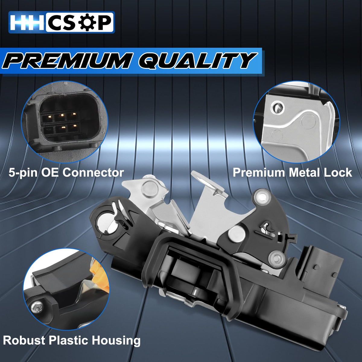 HHCSOP actuator held in hand for size comparison illustrating compact, service-friendly design