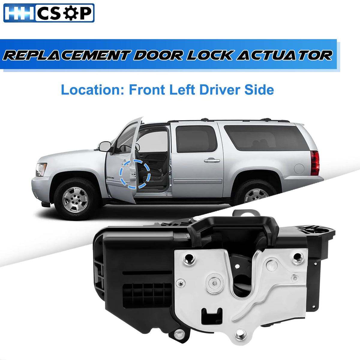 HHCSOP actuator side angle with connector highlighting easy plug-in benefit
