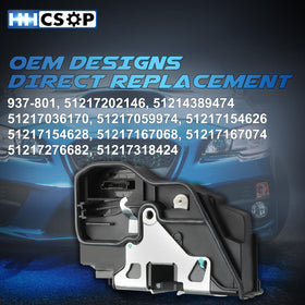 HHCSOP actuator side profile with scale showing compact dimensions for OEM fitment
