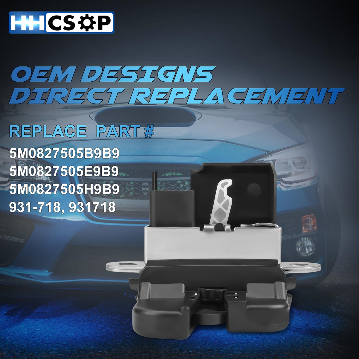 HHCSOP installed in a vehicle trunk illustrating restored lock and unlock convenience