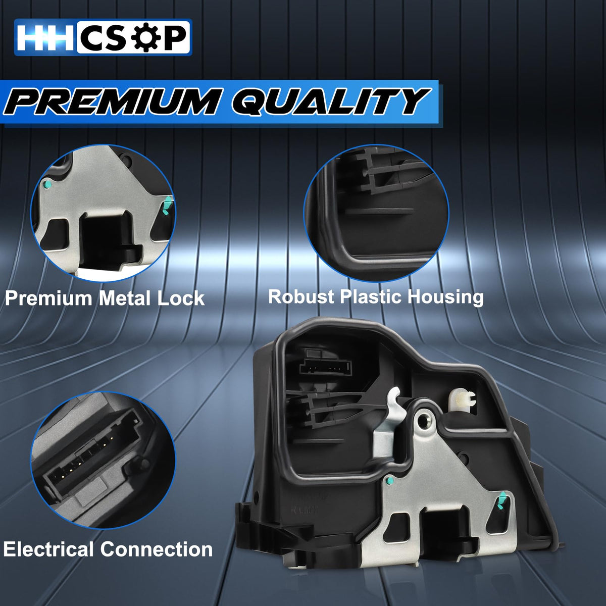 HHCSOP actuator installed in door demonstrating restored locking function