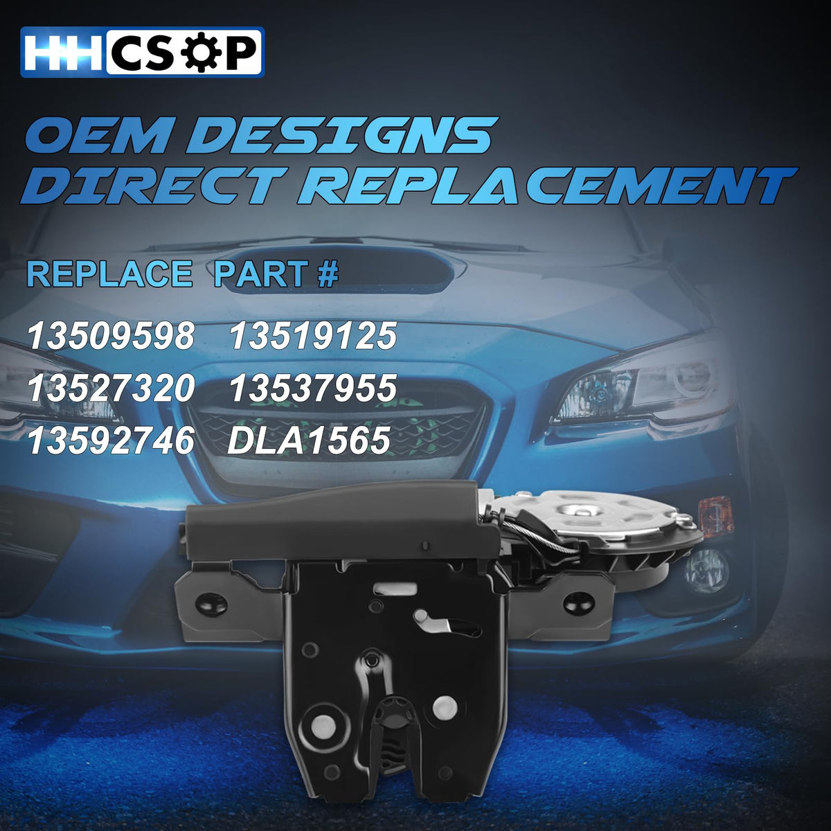 HHCSOP installed in vehicle rear hatch restoring consistent lock and unlock function