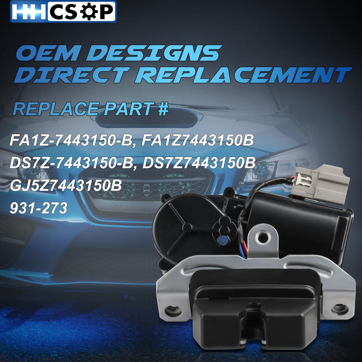 HHCSOP actuator installed in vehicle tailgate demonstrating correct positioning benefit