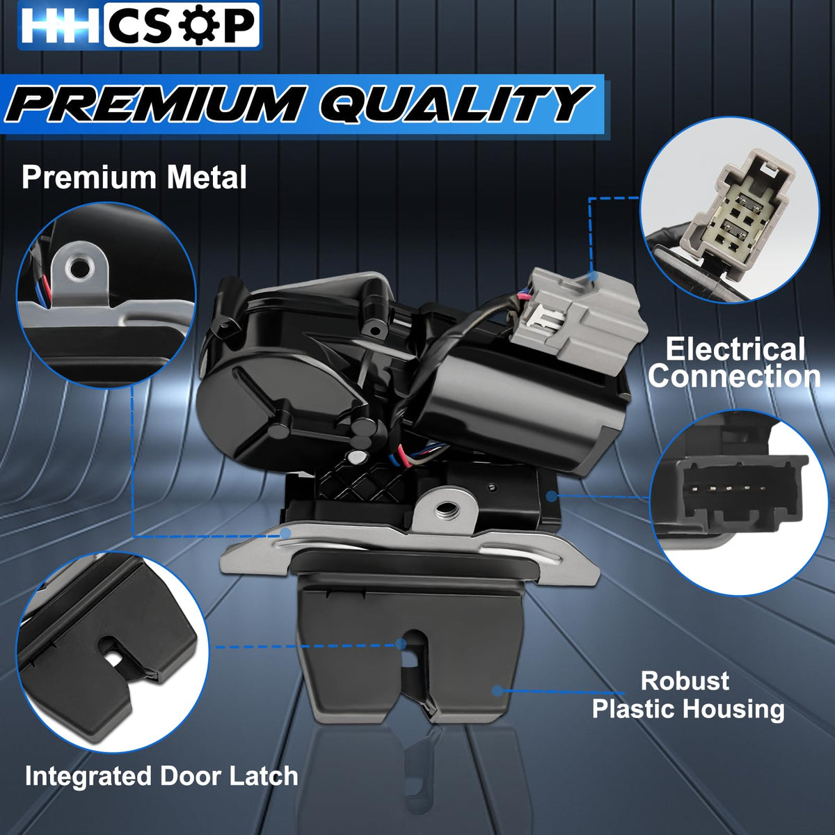 HHCSOP size comparison with ruler illustrating compact dimensions for fitment benefit
