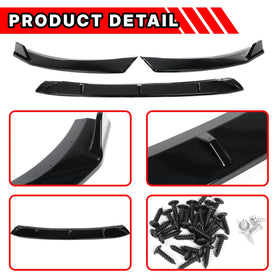 HHENGYISOUL three-piece lip assembled on bumper for seamless fit