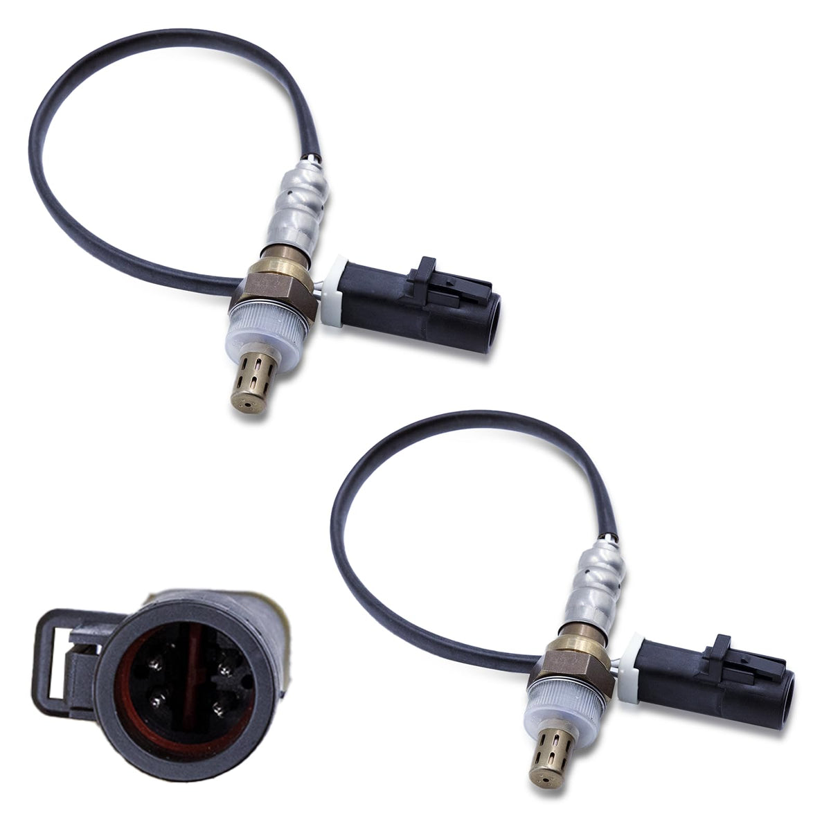 HHGKPVX front view of O2 sensor showing overall shape and fit benefits