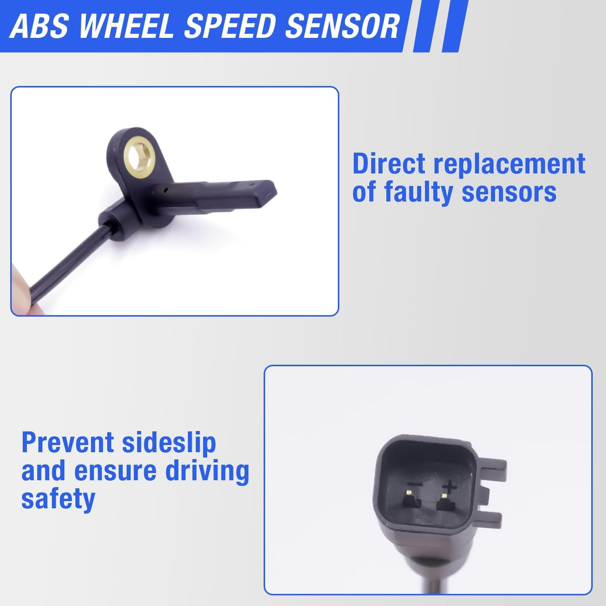 HHGKPVX sensor installed on wheel hub demonstrating correct placement