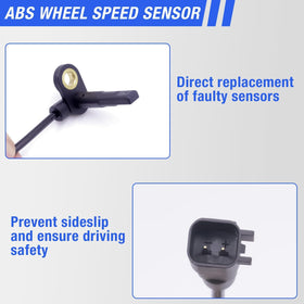 HHGKPVX sensor installed on wheel hub demonstrating correct placement