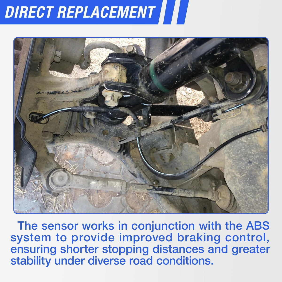 HHGKPVX sensor packaged with fitment documents offering clear part numbers and installation guidance