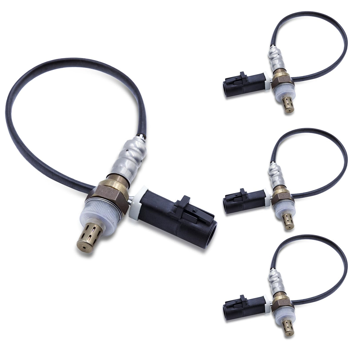 HHGKPVX front packaging showing four O2 sensors and benefits easy replacement