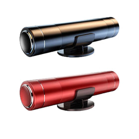 HHXS front view of red and black pair showing compact benefit
