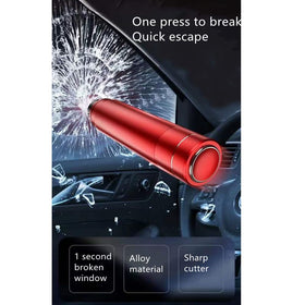 HHXS seatbelt cutter slot detail with safe recessed blade benefit