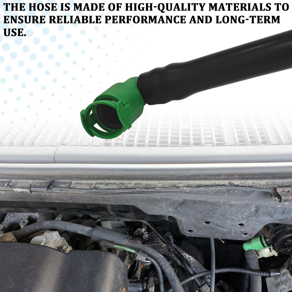 HHZL detailed view of connectors and clamps ensuring leak-free seal benefit