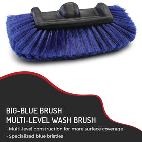HI-TECH close-up of soft bristles demonstrating gentle cleaning and durability