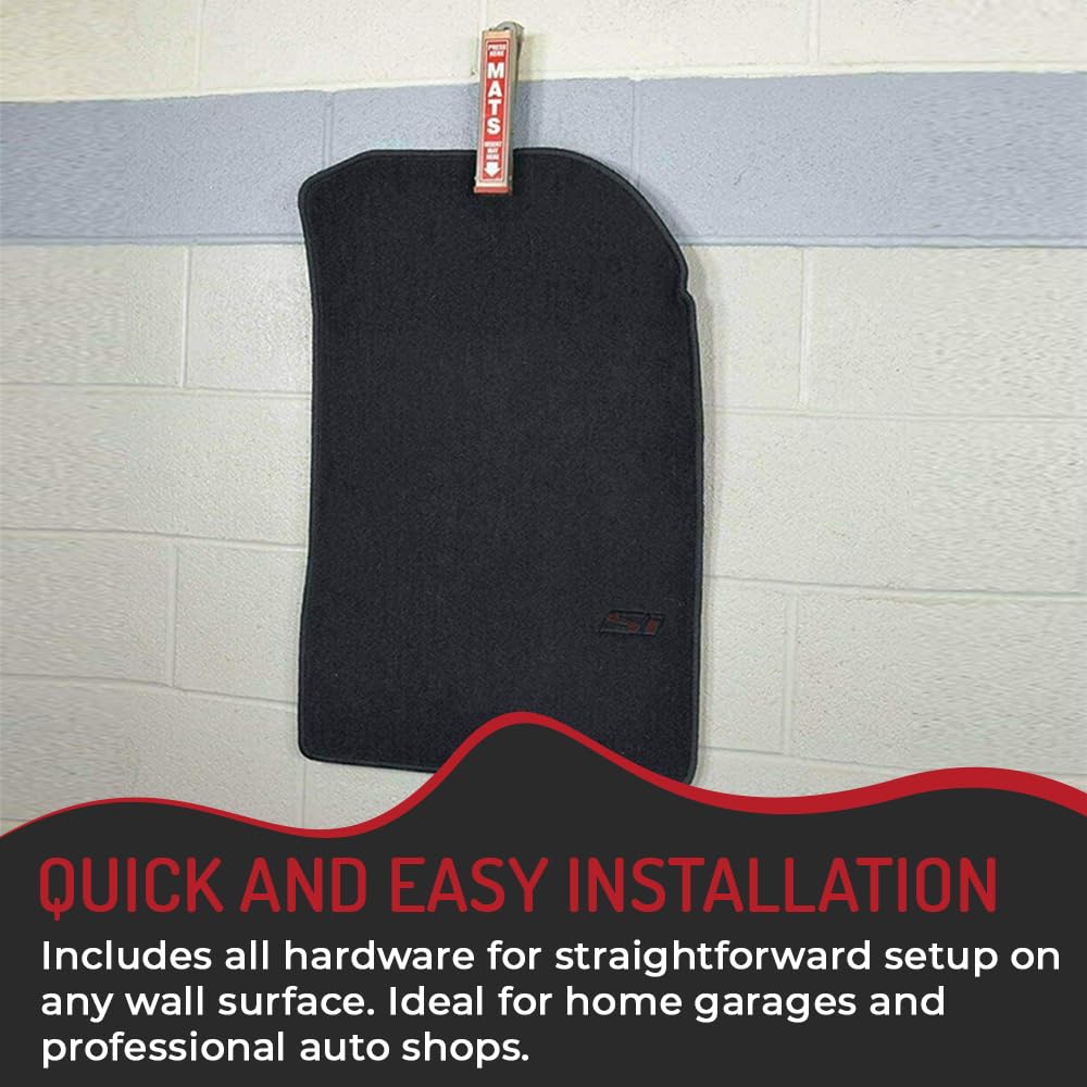 HI-TECH clamp holding rubber mat for hands-free washing benefit