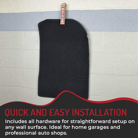 HI-TECH clamp holding rubber mat for hands-free washing benefit