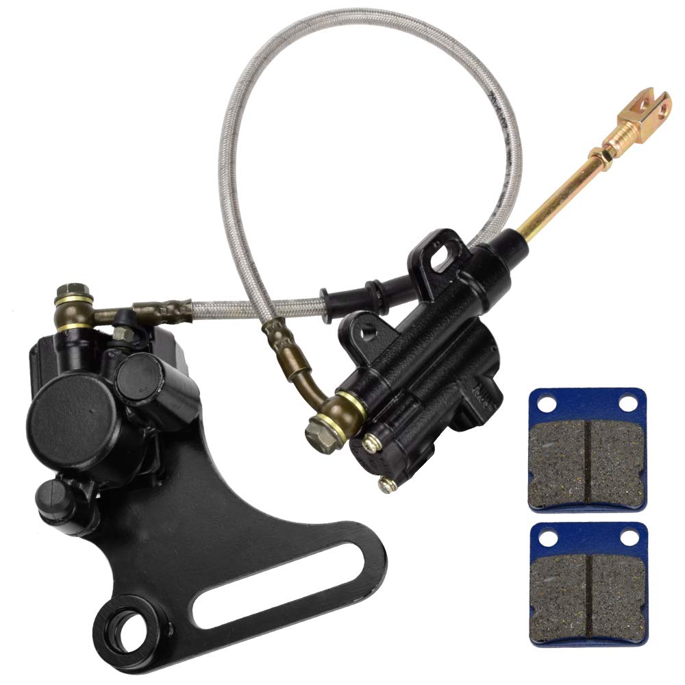 HIAORS brake caliper detail angle showing precision fit for consistent braking