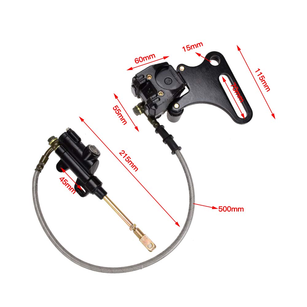 HIAORS replacement disc brake pads pair showing ready-to-install stopping parts