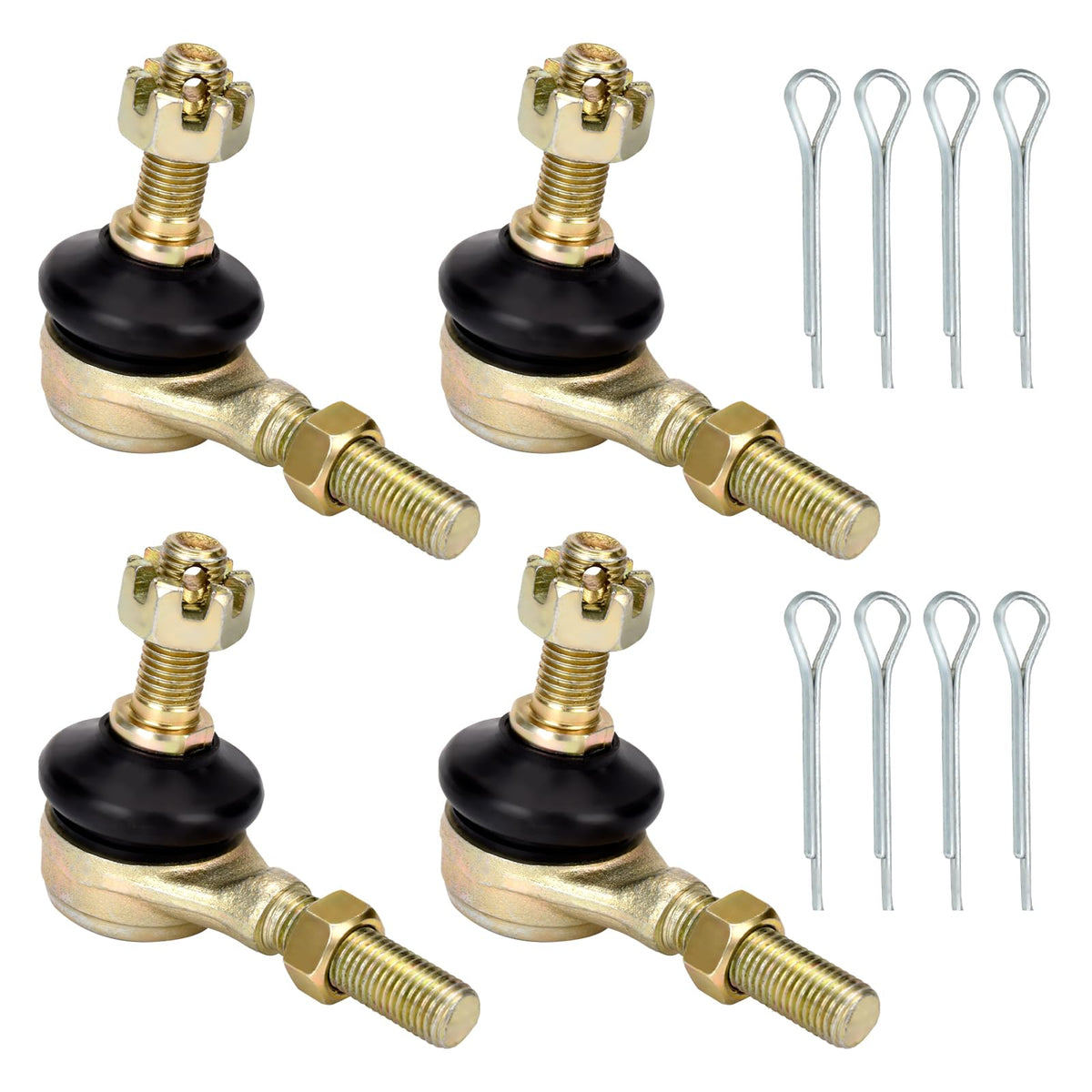 HIAORS front view of tie rod kit showing both left and right joints and benefits fitment