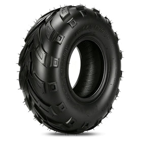 HIAORS front profile tire showing full tread and shape for confident traction