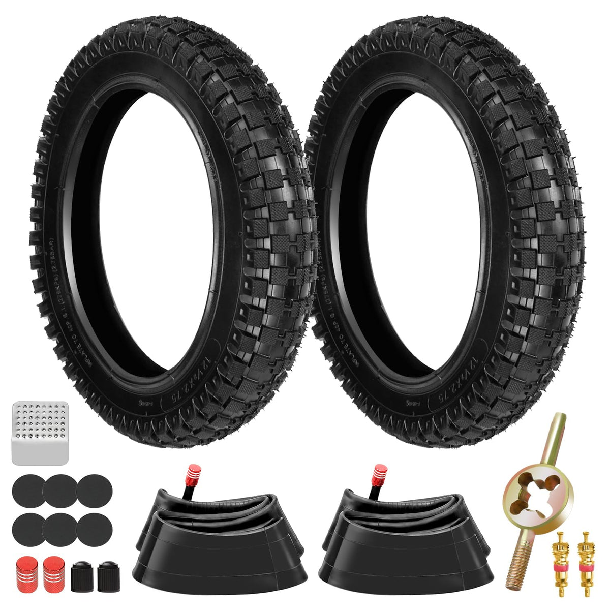 HIAORS front tire profile showing full tread and fitment benefit