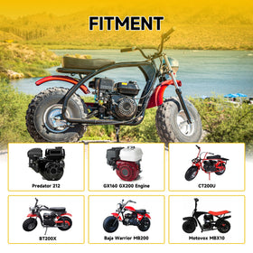 HIAORS handlebar grip and on-off switch displayed for comfortable control and safety