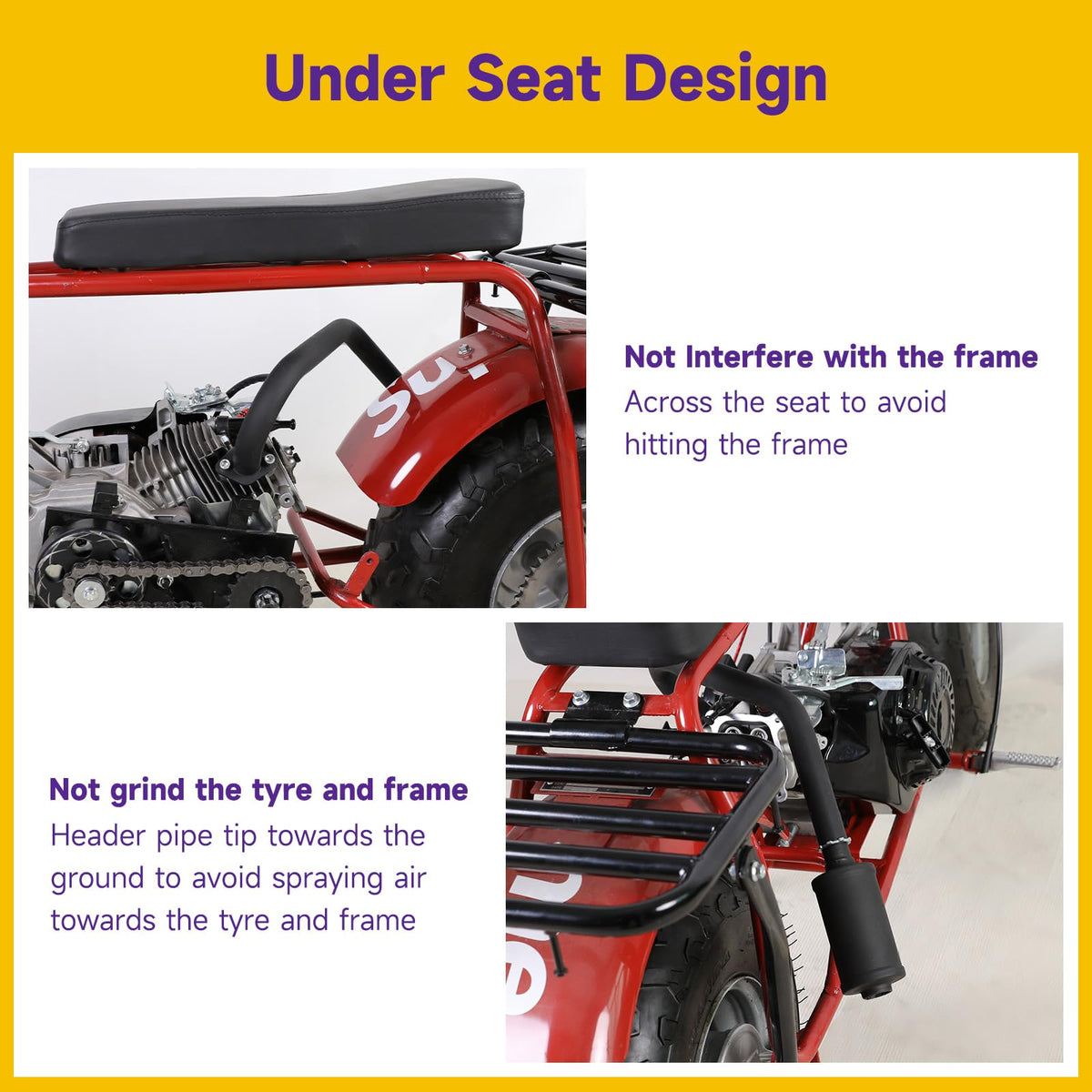 HIAORS heat shield roll and wrap included to reduce surface heat