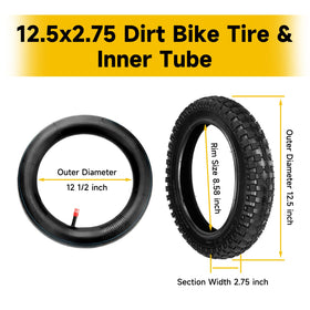 HIAORS butyl inner tube flat showing durable air retention benefit