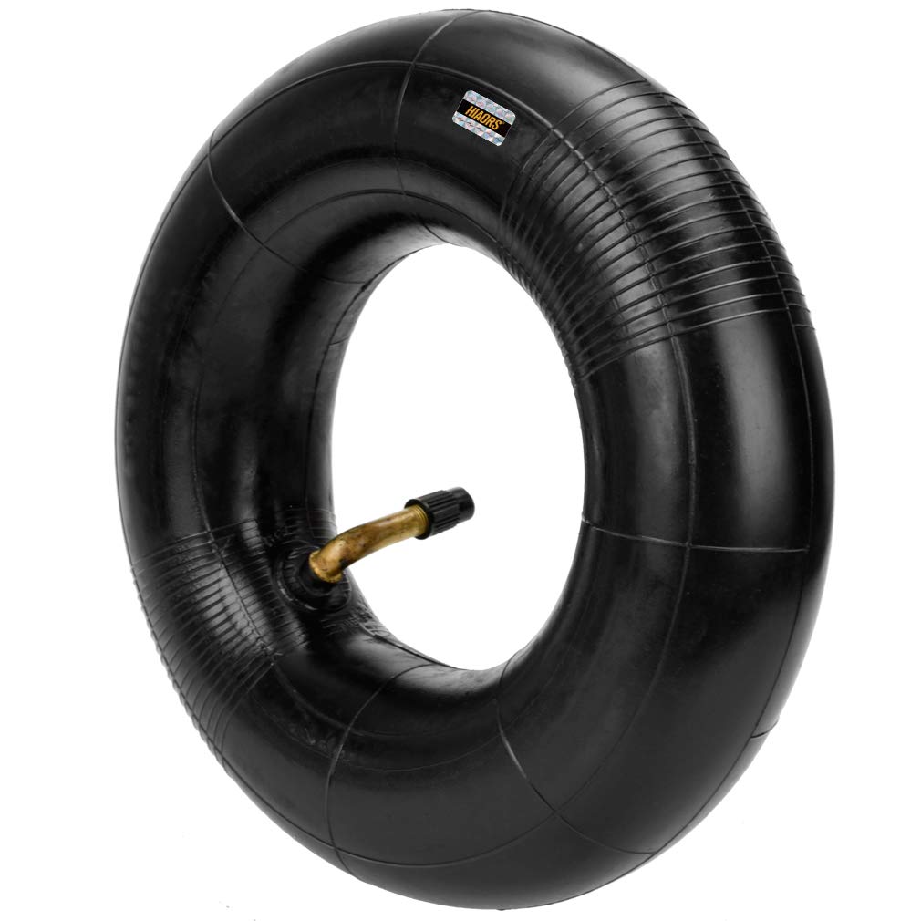 HIAORS tube installed on hand truck wheel demonstrating quick replacement benefit