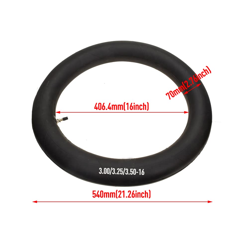 HIAORS inner tube fitted on rear wheel demonstrating fitment benefit