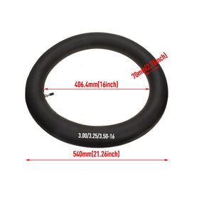 HIAORS inner tube fitted on rear wheel demonstrating fitment benefit