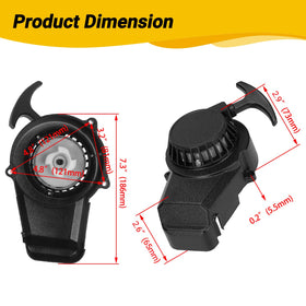 HIAORS mounting hole measurement illustrating bolt pattern for easy fit benefit
