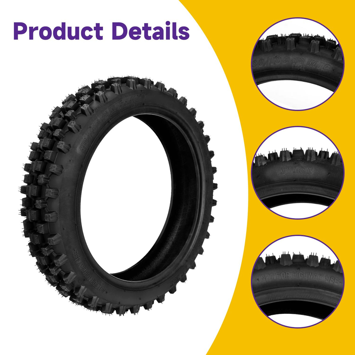 HIAORS package contents overhead showing tire and inner tube included