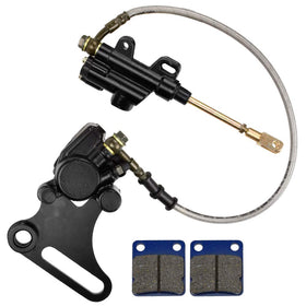 HIAORS rear brake assembly front view showing complete unit for easy replacement