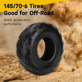 HIAORS sidewall view with size markings and durable rubber construction benefit